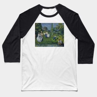 The Pond by Paul Cezanne Baseball T-Shirt